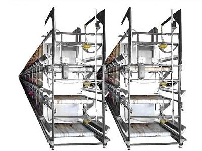 Промышленная батарея для содержания индейки